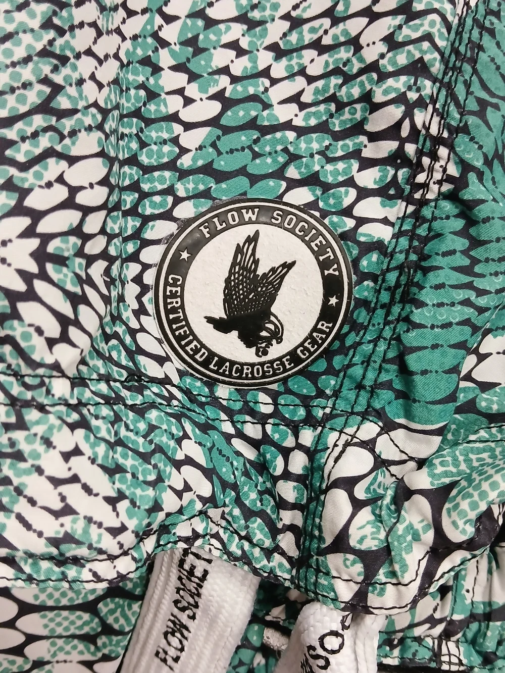 Teal Green Printed Men’s Bermuda Shorts